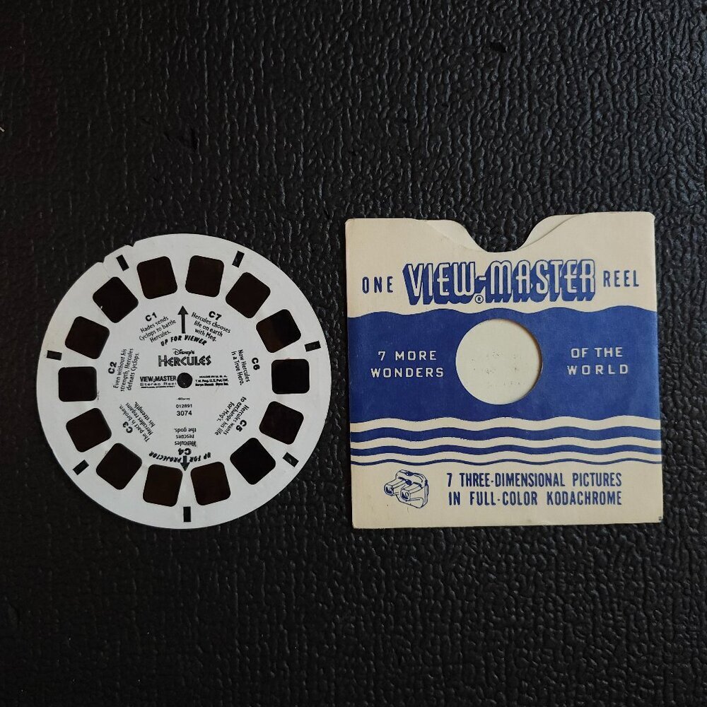 RETRO HERCULES View Master Reel Disney's Hercules 1997